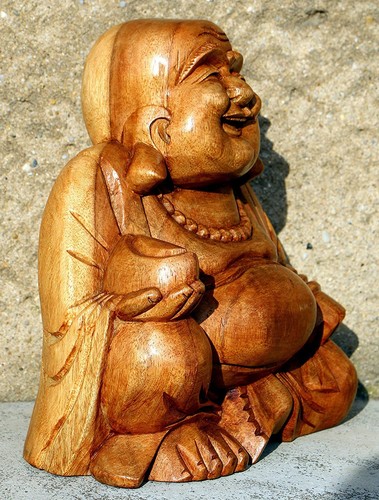 Lachender buddha happy - lachender,