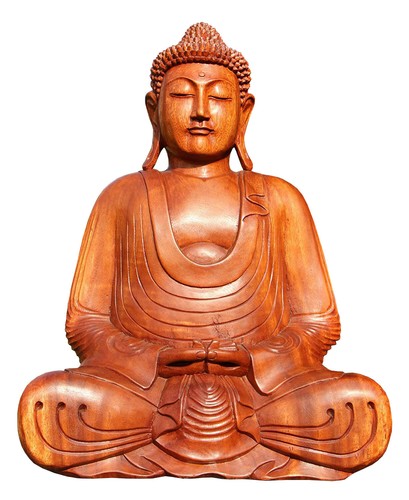 Wogeka buddha meditation holz - wogeka,