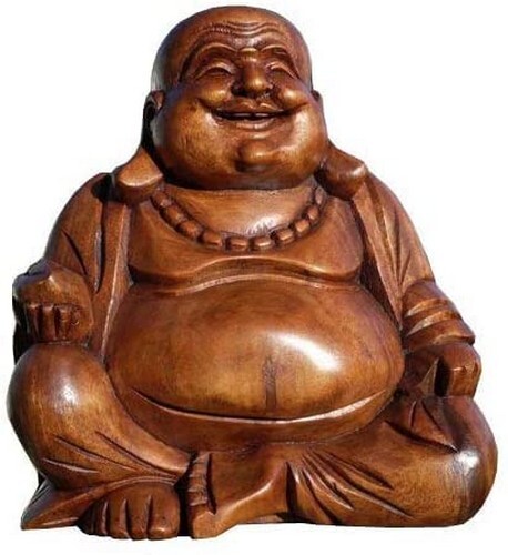 Wogeka happy buddha - wogeka, holz